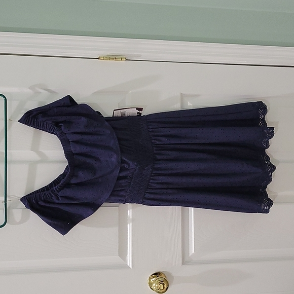 Womens small navy blue summer dress - Picture 2 of 3